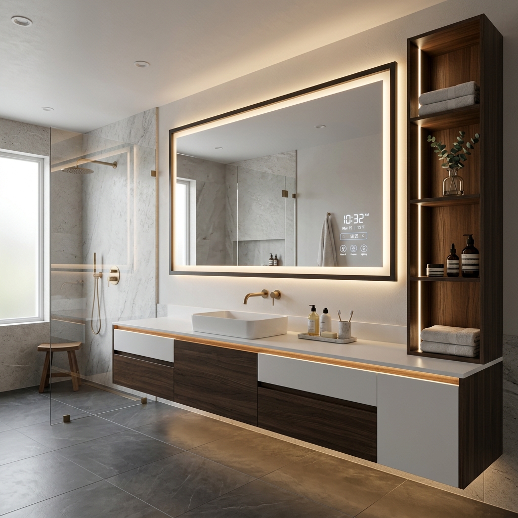 Espejo Touch LED & Columna